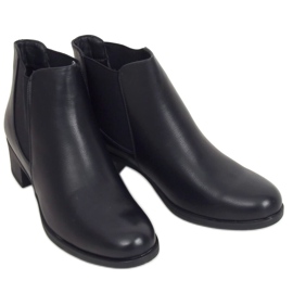 Botines Chelsea negros para mujer 8B875 Negro Botines Chelsea negros para mujer 8B875 Negro