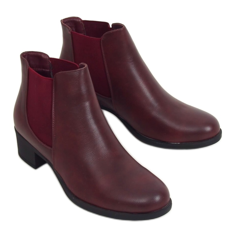 Botas de vino granate 8B875 para mujer rojo Botas de vino granate 8B875 para mujer rojo
