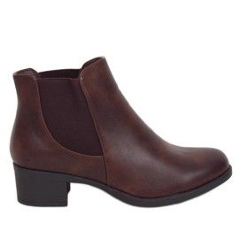 Botines Chelsea marrones para mujer 8B875 Marrón