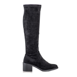 Filippo Botas de tacón sin cordones negro Filippo Botas de tacón sin cordones negro