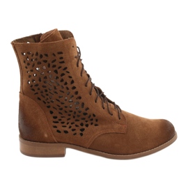 Nicole Botas Meridan de piel camel para mujer marrón Nicole Botas Meridan de piel camel para mujer marrón