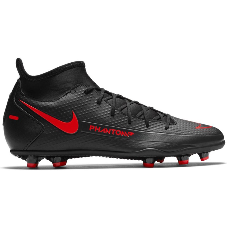 Zapatillas de fútbol Nike Phantom Gt Club Df FG / MG CW6672 060 negro negro