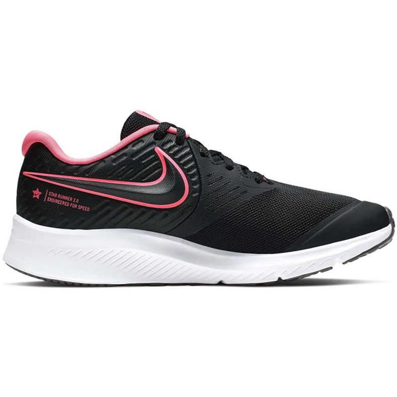 Zapatillas Nike Star Runner 2 Jr AQ3542 002 negro rosado