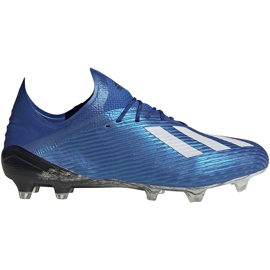 Botas de fútbol adidas X 19.1 Fg azul EG7126
