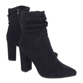 Botas de tacón negras WS005 Black negro