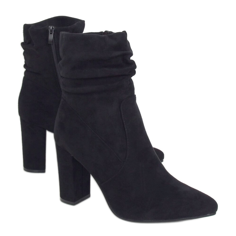 Botas de tacón negras WS005 Black negro