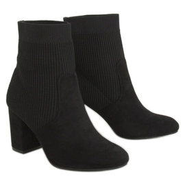 Botas de calcetín negras 7980-GA Black negro