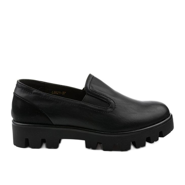 Zapatos sin cordones de mujer Black Crash negro Zapatos sin cordones de mujer Black Crash negro