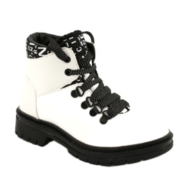 Imprimir Botas blancas de moda Evento 20DZ60-3232 blanco negro