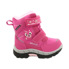Botas softshell American Club con membrana rosa HL47 / 20 rosado