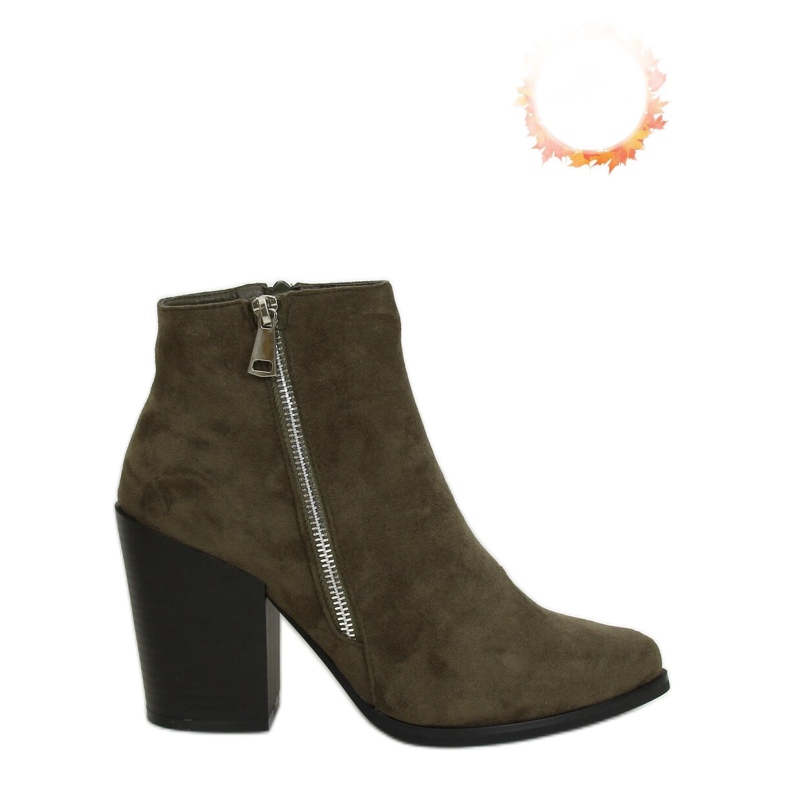 Bota verde de tacón TX-1873 DK.GREEN Bota verde de tacón TX-1873 DK.GREEN