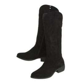 Botas vaqueras negras 231-B0 Negra negro