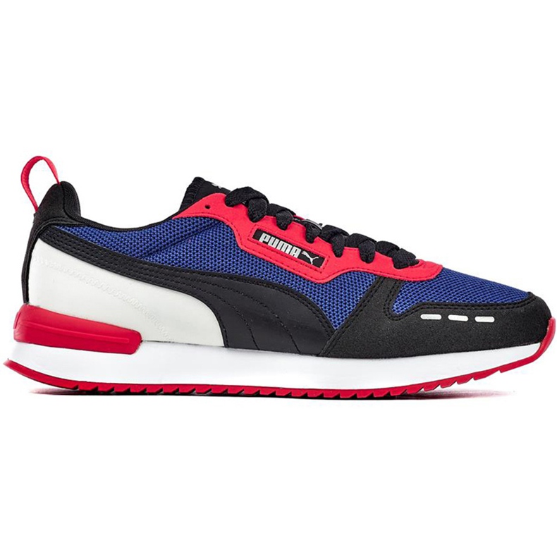 Zapatillas de hombres Puma R78 azul marino-rojo-blanco-negro 373117 09 multicolor