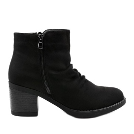 Botines negros con cremallera Millgrove