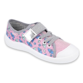 Calzado infantil befado 251Y152 azul rosa gris multicolor