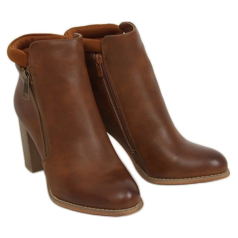 Camel 4599 Tacones camel marrón