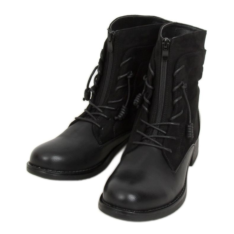Botas militares negras 88039 Black negro