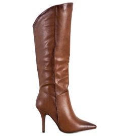 Seastar Botas de Tacón Alto marrón