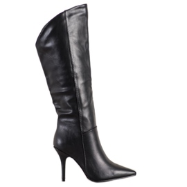 Seastar Botas de Tacón Alto negro