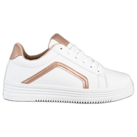 SHELOVET Calzado deportivo de moda blanco
