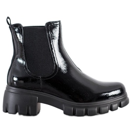 Goodin Botines Chelsea en la plataforma negro