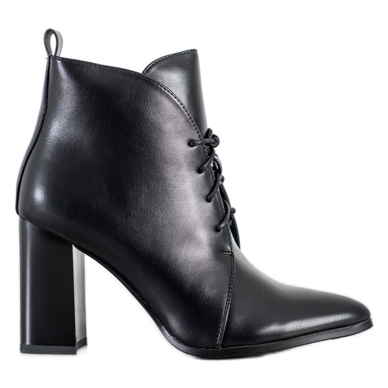 Goodin Botas elegantes con cordones negro Goodin Botas elegantes con cordones negro