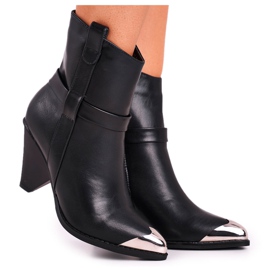 FG1 Botas altas para mujer con punta de acero Black Eternally negro FG1 Botas altas para mujer con punta de acero Black Eternally negro