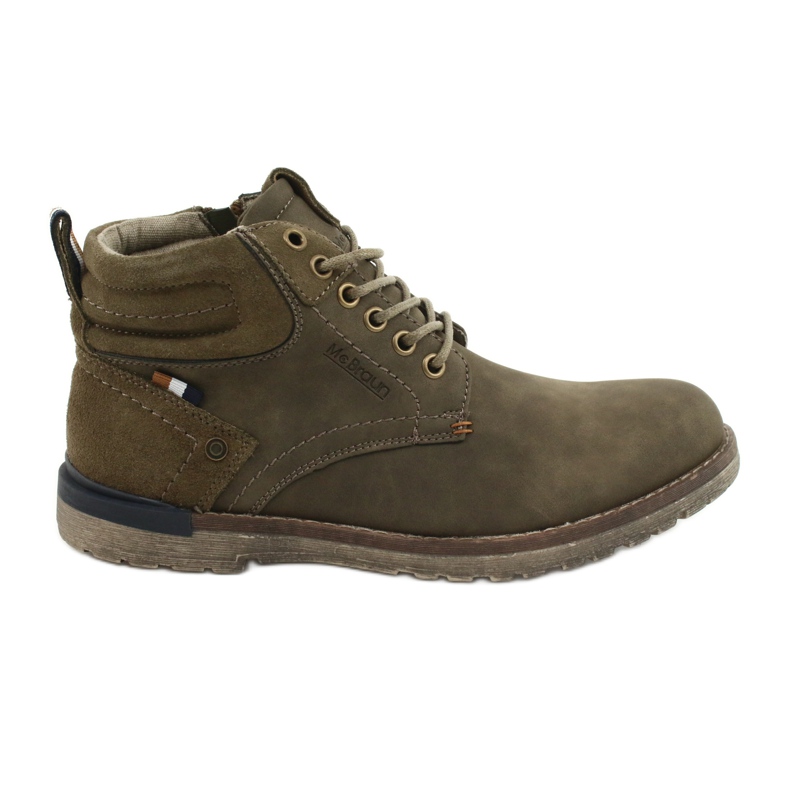 Botas de hombre oliva McBraun 20MN29-3131 caqui Botas de hombre oliva McBraun 20MN29-3131 caqui
