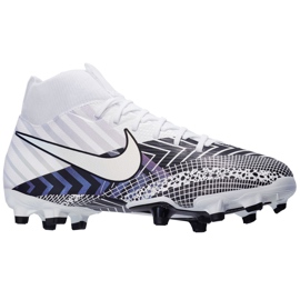 Calzado de fútbol Nike Mercurial Superfly 7 Academy Mds FG / MG Junior BQ5409 110 blanco blanco