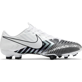 Calzado de fútbol Nike Mercurial Vapor 13 Academy Mds FG / MG CJ1292 110 blanco blanco