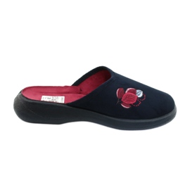 Zapatos de mujer befado pu 019D121 rojo azul marino