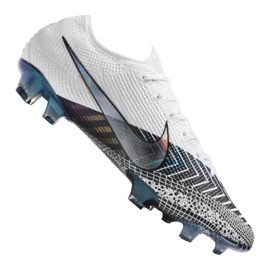 Zapatos de fútbol Nike Vapor 13 Elite Mds Fg M CJ1295-110 azul marino, blanco, gris / plata blanco