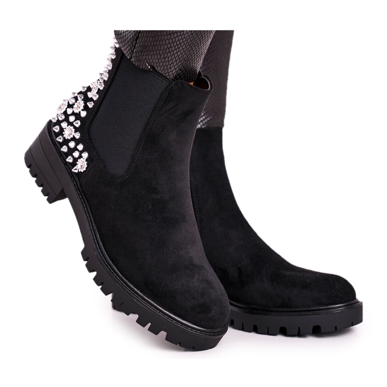 Ideal Botas Jodhpur para mujer con jets Black Lady In Black negro Ideal Botas Jodhpur para mujer con jets Black Lady In Black negro