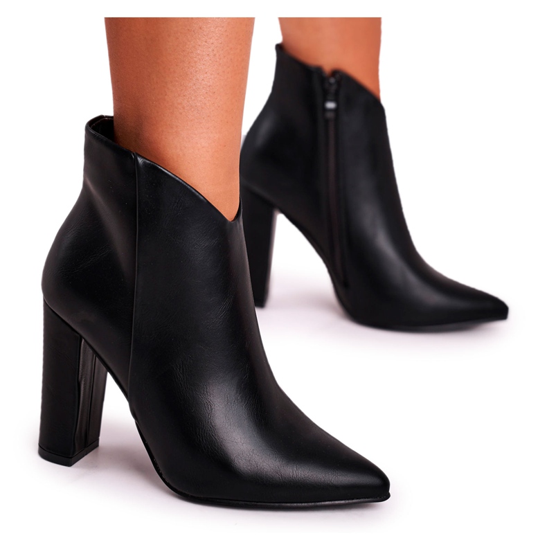 Marquiiz Botas de Mujer en Tacón Negro Rise Up