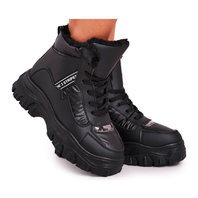 Marquiiz Botas de nieve deportivas para mujer con pelo Black Euphoria negro Marquiiz Botas de nieve deportivas para mujer con pelo Black Euphoria negro