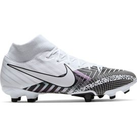 Calzado de fútbol Nike Mercurial Superfly 7 Academy Mds FG / MG M BQ5427-110 blanco multicolor
