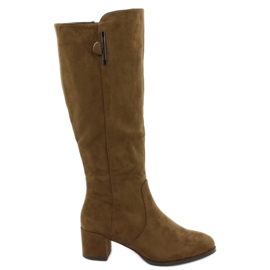 Botas de Ante Verde Oliva Sergio Leone KZ277 marrón