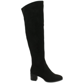 Botas negras Sergio leone KZ299 de ante negro Botas negras Sergio leone KZ299 de ante negro
