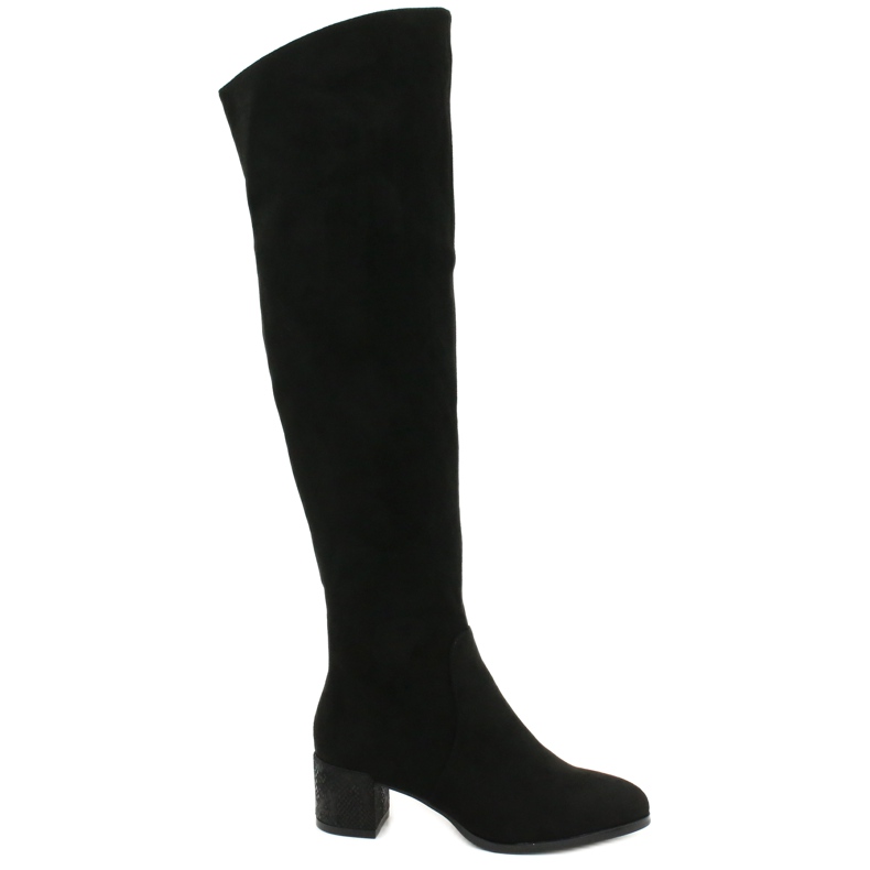 Botas negras Sergio leone KZ299 de ante negro