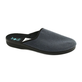 Pantuflas Adanex 24141 para hombre negro azul
