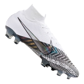 Botas de fútbol Nike Superfly 7 Elite Mds Fg M BQ5469-110 azul marino, blanco, gris / plata blanco