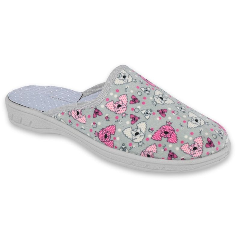 Zapato infantil color befado 707Y411 rosado gris
