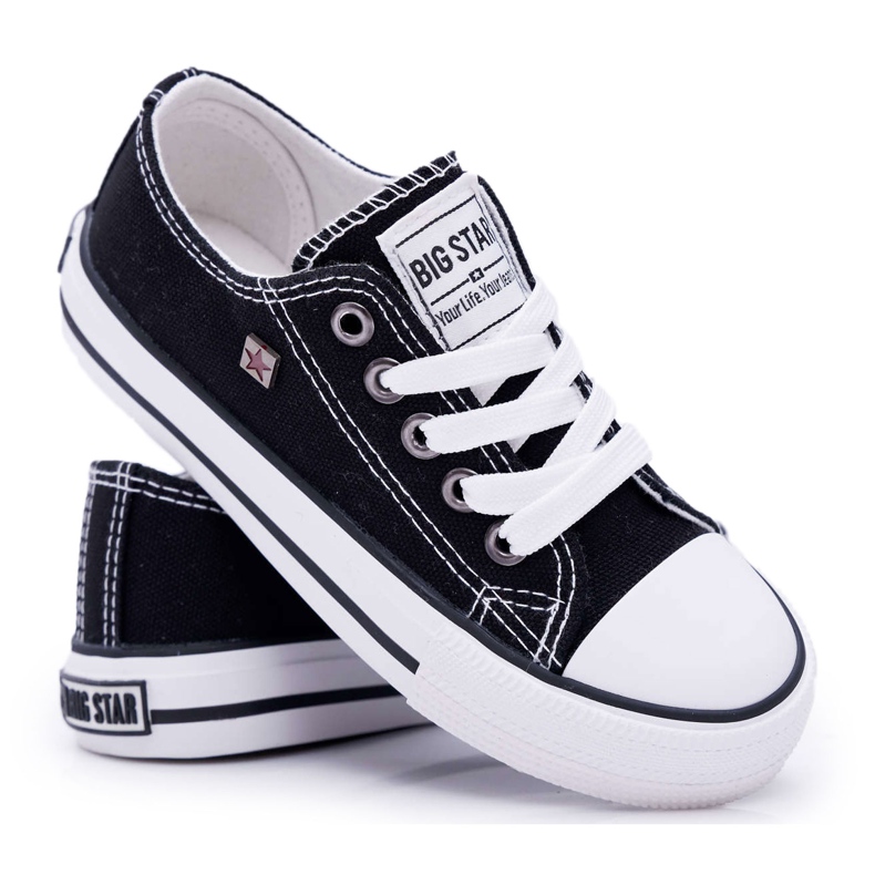 Zapatos para niños Zapatillas Big Star Negro FF374206 blanco
