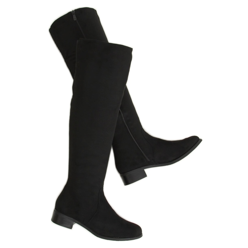 Botas de montar para mujer negras W146-BKOR Black negro