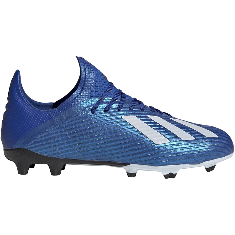 Adidas X 19.1 Fg Jr azul zapatos de fútbol EG7164
