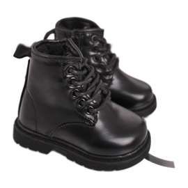 FRROCK Botas de abrigo negras Ammy negras para niños negro