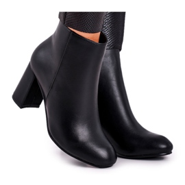FW1 Botas de Mujer con Tacón Negro Gun
