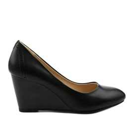 Zapatos negros en la cuña Affore
