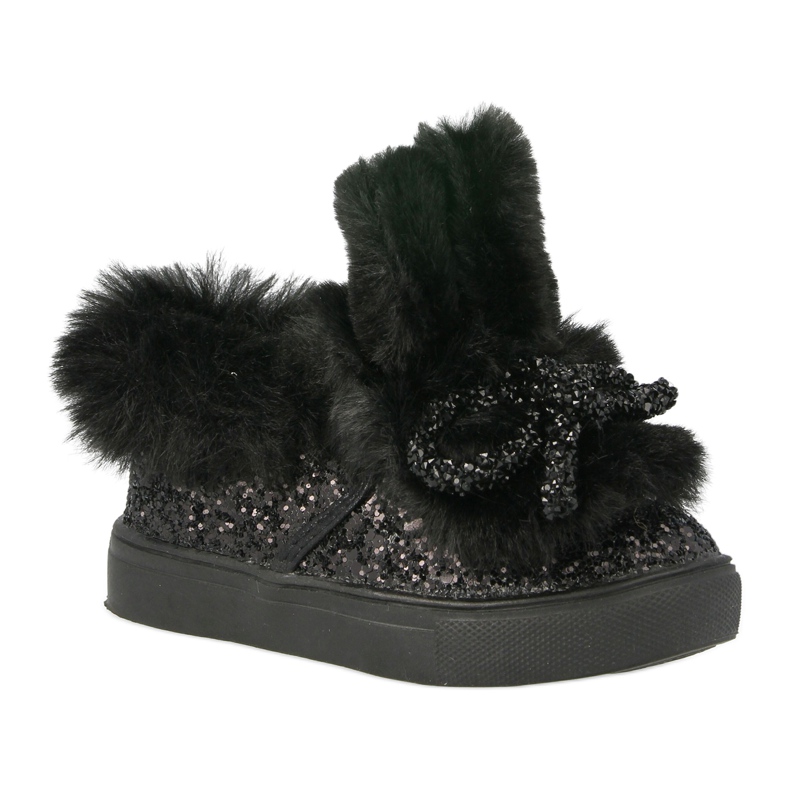 FRROCK Zapatos deportivos negros Mumi Warm para niños