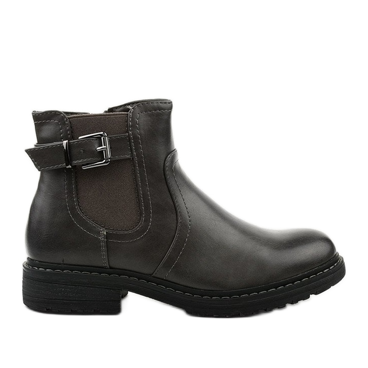 Botas grises de Vicked botas Jodhpur con aislamiento